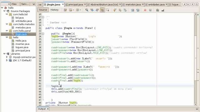 Logueo a bd mysql desde Java con netbeans 2da parte смотреть онлайн