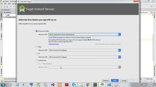 1. Android new Project and Hello World program for Beginners смотреть онлайн