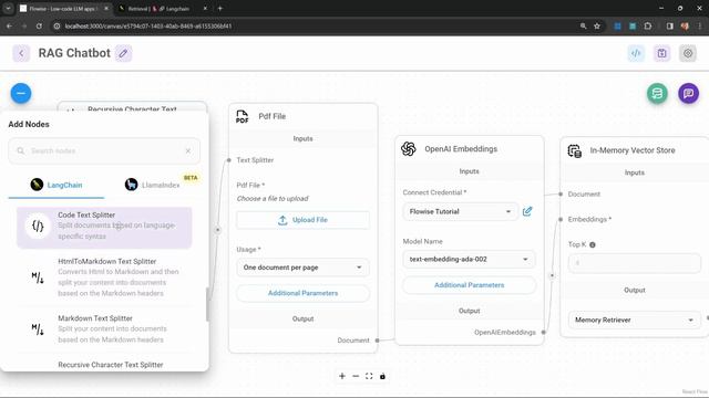 ChatBot Intelligents sans Coder avec FlowiseAI #6 | Chat avec Data (PDF et Web Scraping) смотреть онлайн