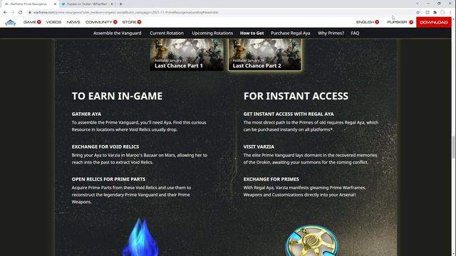 Every Prime Warframe Weapon Farmable Soon! Prime Resurgence Event смотреть онлайн