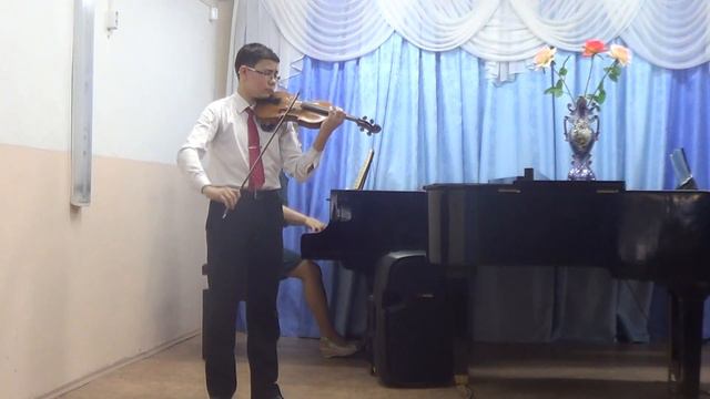 Спиридонов Дмитрий (15 лет) Гендель Соната №2 1 часть смотреть онлайн