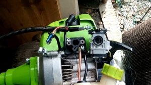 Ремонт бензокосы не заводится Искра есть Простой ремонт