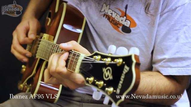 Ibanez Artcore AF95 Semi Jazz Guitar Violin Sunburst Demo - PMT смотреть онлайн