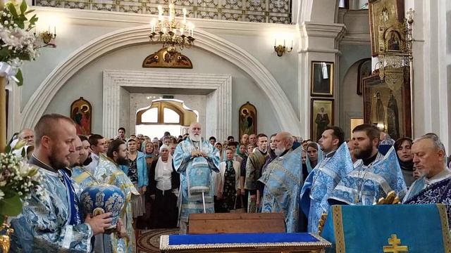 Славление Пресвятой Богородице в праздник Минской иконы Божией матери в соборе Святого Духа г Минск смотреть онлайн
