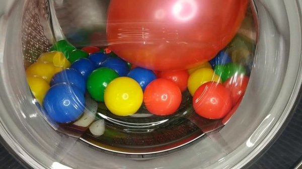 Experiment - Balls - in a Washing Machine