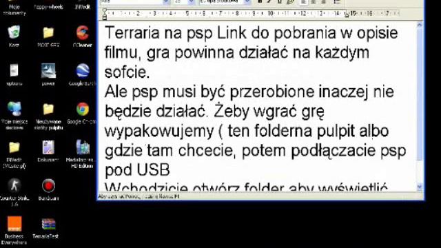 Terraria na psp + link w opisie смотреть онлайн