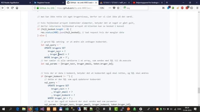 NODE WI 81 - Webintegration del 2 - profil og dynamisk sql смотреть онлайн