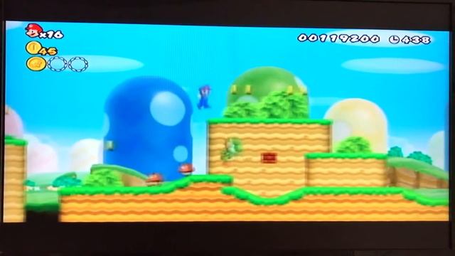 ALL STAR COINS-WORLD 1.Super Mario Bros Wii Walkthrough Part 1 смотреть онлайн
