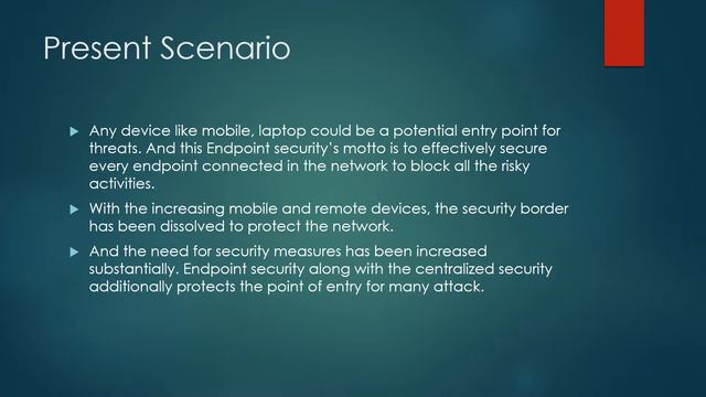 EndPoint Security ppt смотреть онлайн