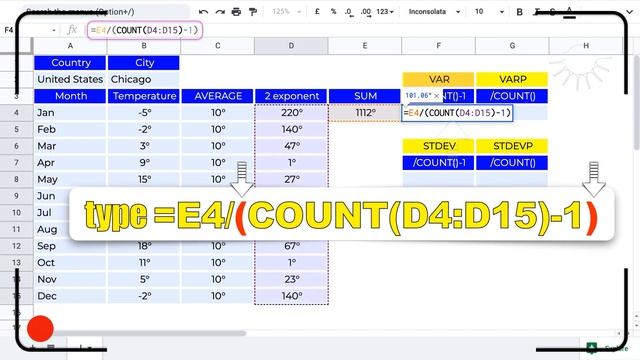VAR - VARP - STDEV - STDEVP - Part One | Pivot Table 18 смотреть онлайн