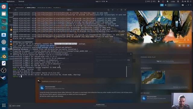 Supreme Commander Forged Alliance + FAF on linux. HOWTO (Outdated check video description) смотреть онлайн