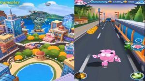 Talking Tom Hero Dash VS Super Wings : Jett Run Android Gameplay