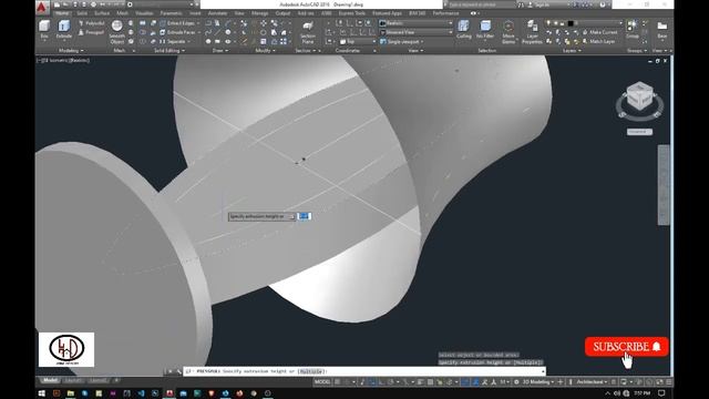 3d lamp /how to make 3d lamp in autocad смотреть онлайн