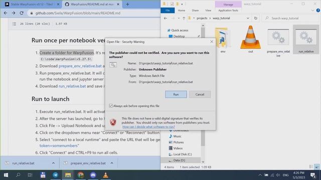 Stable WarpFusion local install guide смотреть онлайн