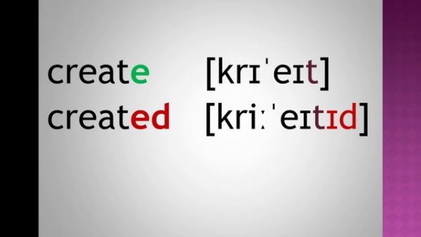 Простое прошедшее время Past Simple Окончание ed 1 часть