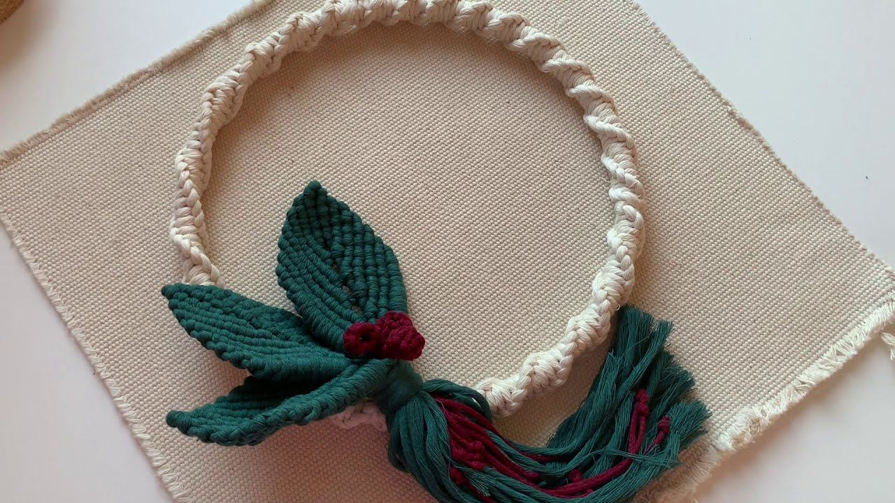 Макраме венок/Macrame Wreath