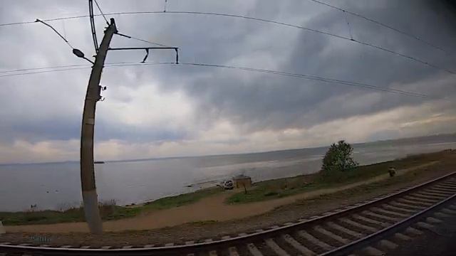 Railway. By Transsib In Spring Colors. Window View / Транссиб в весенних красках из окна поезда