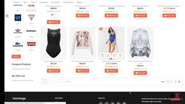 Stormage - Fashion Clothes Magento Theme TMT | Free Template Alf Ang смотреть онлайн