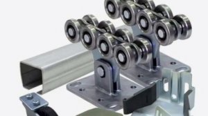 Комплект для откатных ворот с оцинкованной шиной