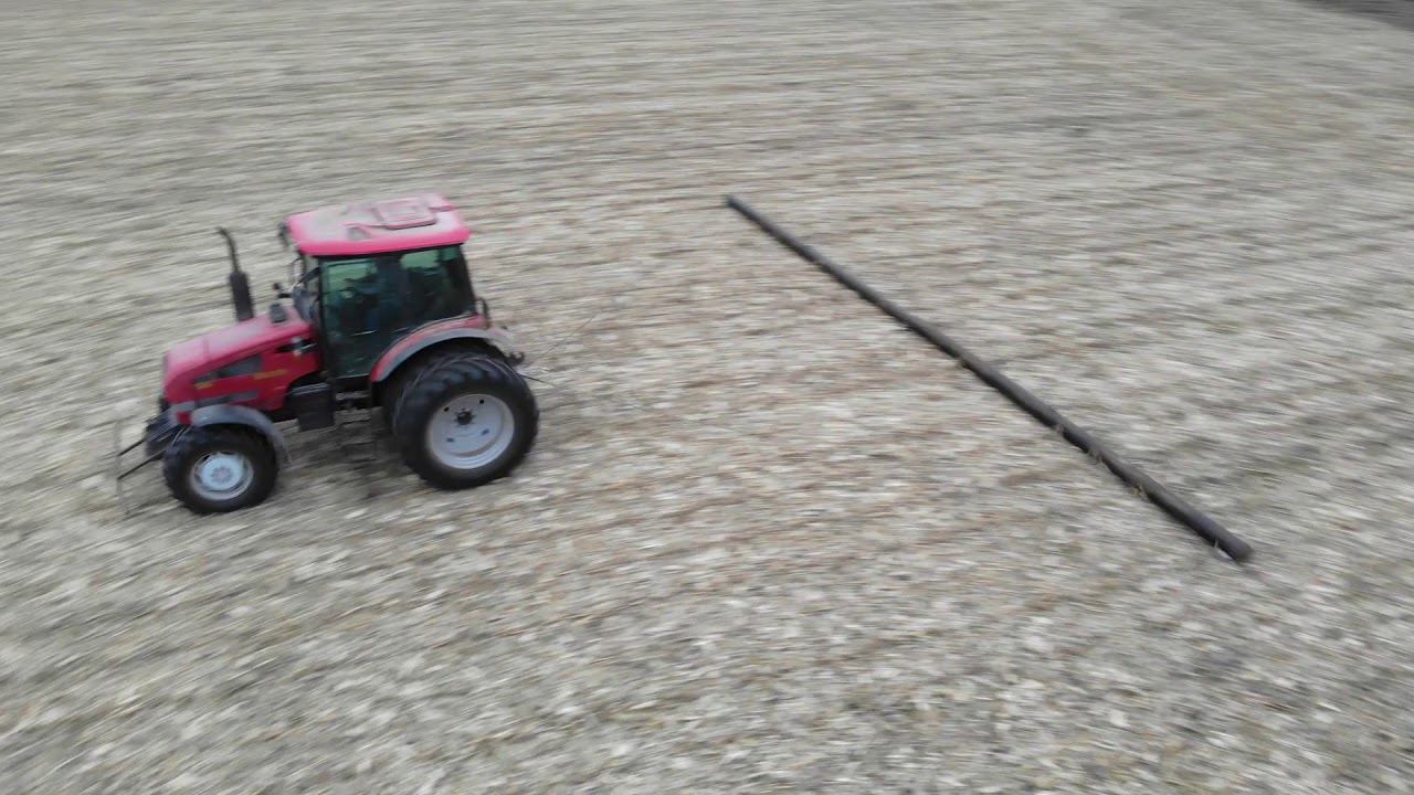 Но-тилл. Мульчирование кукурузной стерни. смотреть онлайн