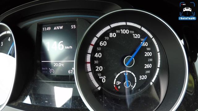 480HP VW Golf R MK7 | 0-279km/h ACCELERATION & TOP SPEED | by AutoTopNL смотреть онлайн