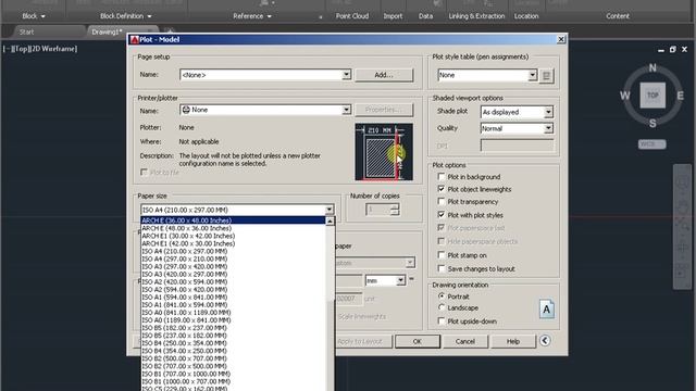 A1, A2, A3, A4 in AutoCAD смотреть онлайн