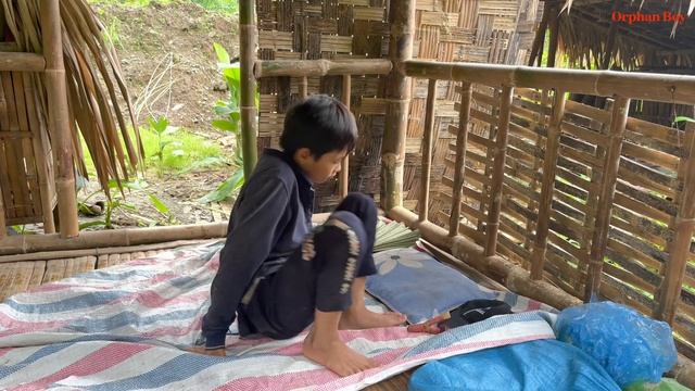 Orphan Boy - Go To The Forest Catch Snails At Night And Harvest Gourds For Sale - #orphan #survival