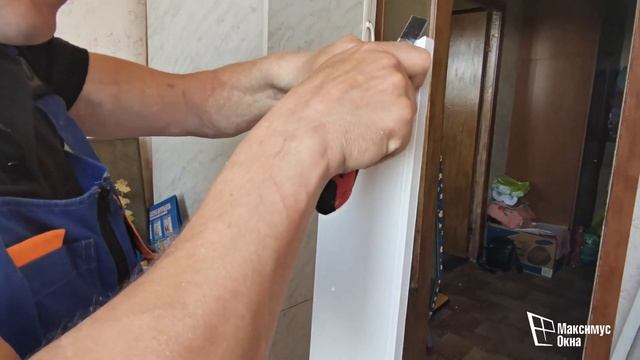 Установка окна ПВХ с подоконником, отливом и откосами смотреть онлайн