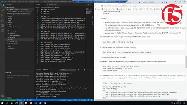 BIG IQ Onboarding with Docker and Ansible смотреть онлайн