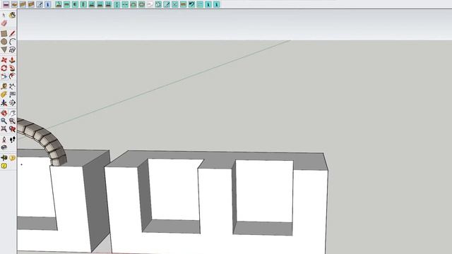 Рисуем арки в SketchUp смотреть онлайн
