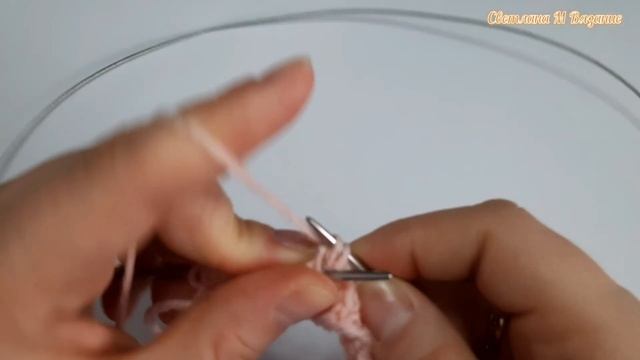 Красивый ажурный узор спицами с ромбами для джемпера, для детского пледа смотреть онлайн