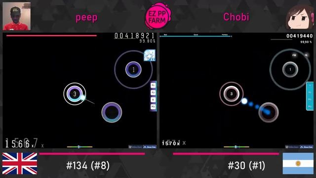 【osu!EZPPFarm RX Duel】peep vs Chobi | SYU (from GALNERYUS) - REASON [A THOUSAND SWORDS] смотреть онлайн