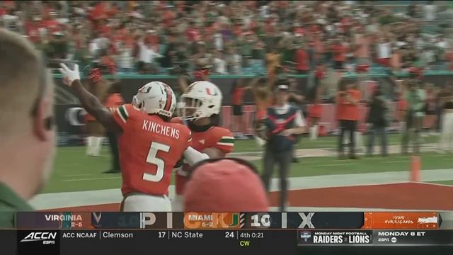Virginia vs. Miami Full Game Replay | 2023 ACC Football смотреть онлайн
