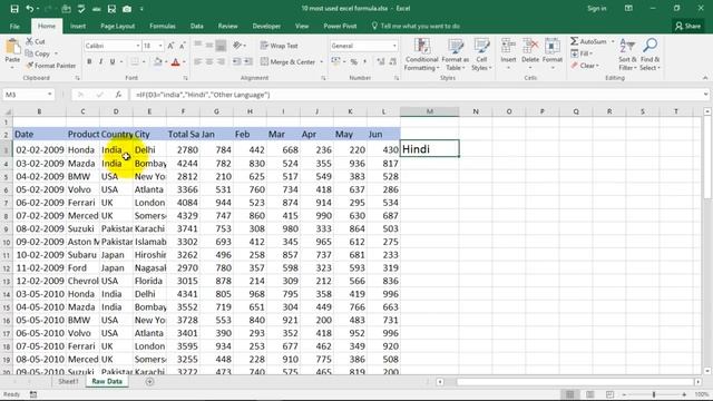 10 Most Used Excel Formula ☑️ смотреть онлайн