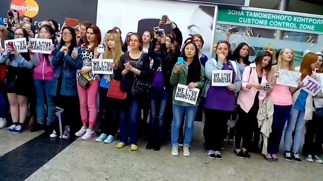 [fancam] 140616 방탄소년단 BTS Leaving Russia (Airport Sheremetyevo)