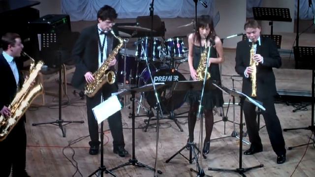 Tiger Rag - Grooving sax Quartet смотреть онлайн