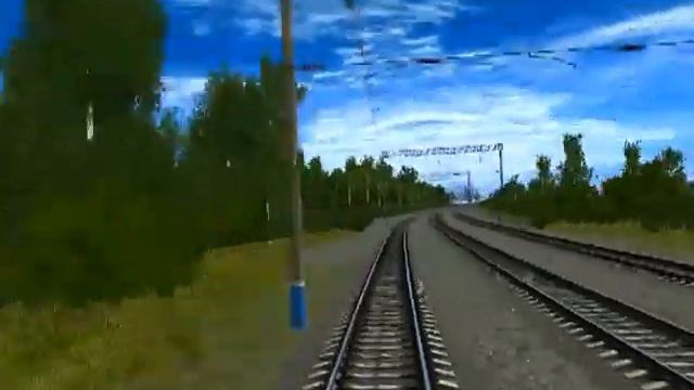 Тест бета версии карты Ярославль-Козьмодемьянск в Trainz смотреть онлайн