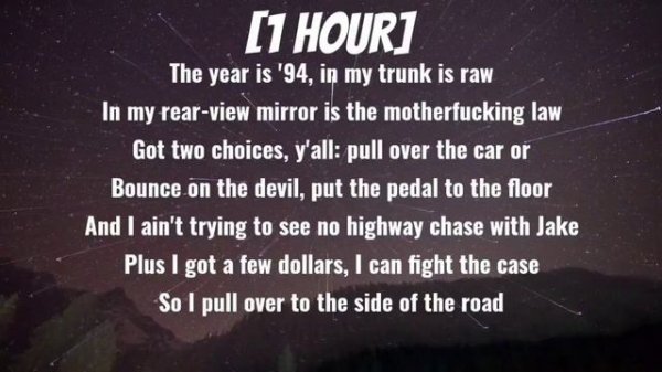 JAY-Z - 99 Problems [1 HOUR/Lyrics] If you're having girl problems I feel bad for you son I got 99