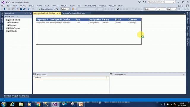 Asp net RDLC Report | Create RDLC Report in Asp net C# With SQL Step By Step смотреть онлайн