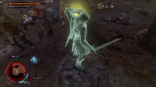 Middle-earth™: Shadow of War™ Recruiting A Slaughter Tribe Nemesis Difficulty PS4 смотреть онлайн