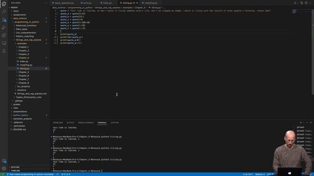 Strings - Slicing - Python смотреть онлайн