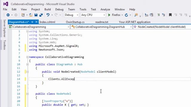 Collaborative Drawing of Diagrams with SignalR and the ASP.NET MVC Flowchart Control смотреть онлайн