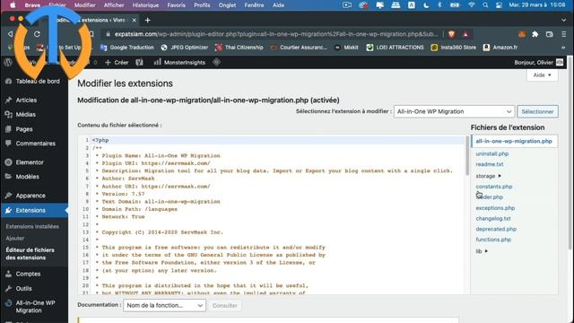 Comment augmenter la taille d'importation dans all in one wp migration смотреть онлайн