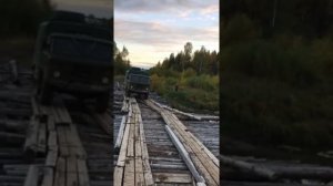 Мост не выдержал #автослесарь #рыбалка #бездорожье #пермскийкрай #хариус