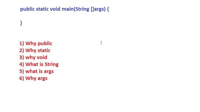 #3 Explain Prototype of main Method in Java Hindi смотреть онлайн