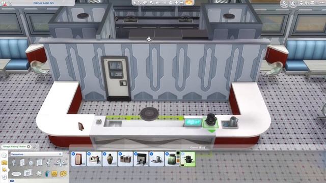 Sims 4: Dine Out Robot Themed Restaurant - Servo's Retro Diner - The Sims 4: Speed Build смотреть онлайн