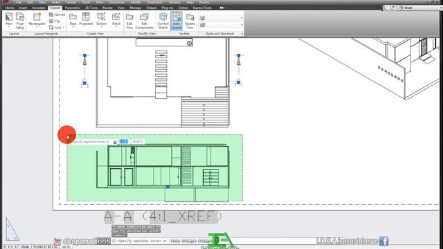 AutoCAD 2013 Vistas de Elementos 3D en Layaut смотреть онлайн