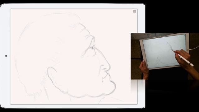 A 1st Look at Adobe Photoshop Sketch running on iPad Pro w/ Apple Pencil смотреть онлайн