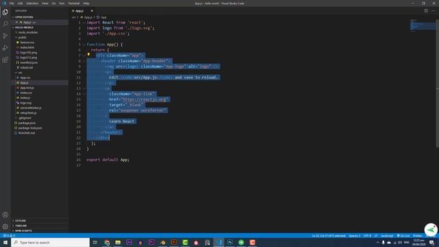 REACT JS BEGINNER COURSE 2020 - CREATING HELLO- WORLD [PART 2] - URDU | हिन्दी смотреть онлайн