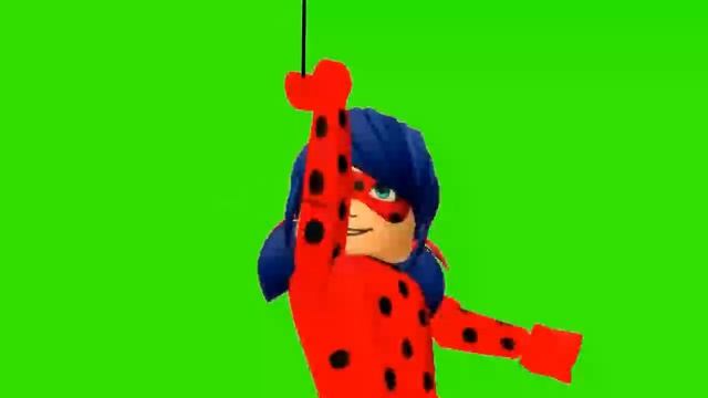 LADYBUG SHORT LUCKYCHARM ROBLOX GREEN SCREEN смотреть онлайн